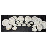 Fine Royal Worcester Golden Bracken Dinner Service