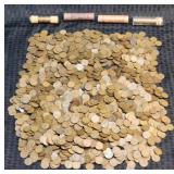 21 Pounds of Lincoln Wheat Pennies (aprox 3000)