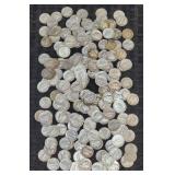 174 Mercury Silver Dimes $17.40 Face Value