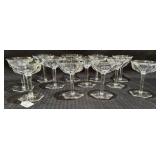 12 Fine Baccarat Malmaison Champagne Glasses