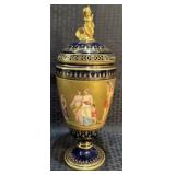 Fine Vienna Porcelain Hand Painted Urn