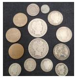 $2.15 in Silver Barber Coins + More