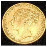 Great Britain Victoria 1871 Gold Sovereign