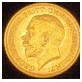 Great Britain Edward VII 1911 Gold Half Sovereign