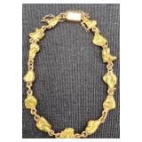Vintage Solid Placer Gold Nugget 7