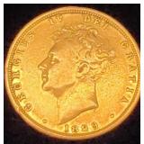 Great Britain George IV 1829 Gold Sovereign