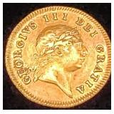 Great Britain George III 1804 Gold Half Guinea