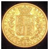 Great Britain Victoria 1866 Gold Sovereign