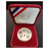 1984 LA Olympics Proof Silver Dollar Original Box