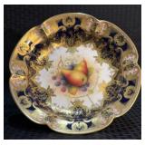 Antique Royal Worcester "A. Shuck" Porc. Bowl