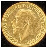 Great Britain George V 1918 Gold Sovereign