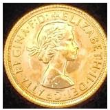 Great Britain Elizabeth II 1966 Gold Sovereign
