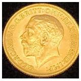 Great Britain George V 1915 Gold Sovereign