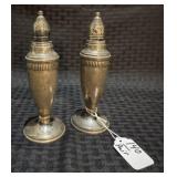 2 "Drol" Tall Weighted Sterling Shakers