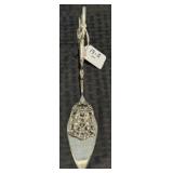 Vintage Sterling Handled Pastry / Cake Tongs