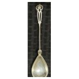 Fine "P. Hertz" Danish Silver Preserves Spoon