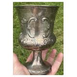 Circa 1850 "WRS" (W. R. Smily) Sterling Chalice