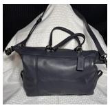 Vintage 'Coach' Leather Lenox Satchel Handbag