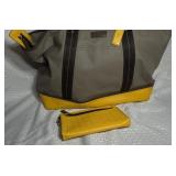 Vintage Large  'Coach' Nylon Tote Bag - F70832