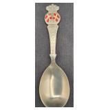 Vintage Silver Souvenir Spoon - "Danmark"