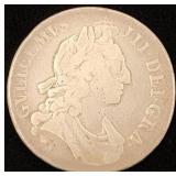 Great Britain William III Silver Crown 1696