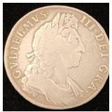 Great Britain William III Silver Half Crown 1697