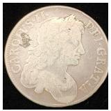 Great Britain Charles II Silver Crown 1670