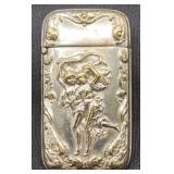 Antique Silver Art Nouveau Vesta / Match Holder