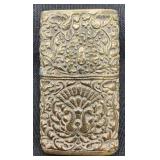 Antique Repousse Silver Pocket Cigarette Lighter