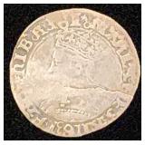 Great Britain Mary Hammered Silver Groat 1553-1554