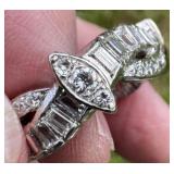 Fine Platinum & Diamond Eternity Band Ring