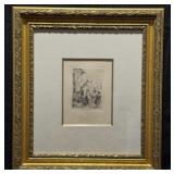 Original Charles Amand-Durand Print After Rembrant