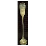 Antique 'W & H' Coin Silver Sauce Ladle Ca. 1850