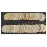 $16 Face Mixed 1/2 Dollars - 90% Silver