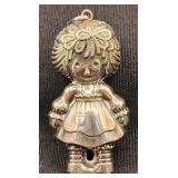 Cazenovia Abroad Sterling Raggedy Ann Ornament
