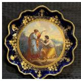 Antique Royal Vienna Style Porcelain Cabinet Plate