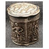 Antique Dutch .833 Silver Loderein / Scent Box