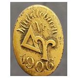 Antique Gold Filled Delta Upsilon Hat Pin