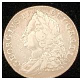 Great Britain George II Silver Shilling - 1750