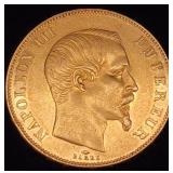 France 50 Francs Gold 1857-A Second Empire