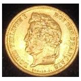 France 40 Francs Gold 1834-A