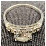Vintage Classic 14K Gold & Diamond Ring
