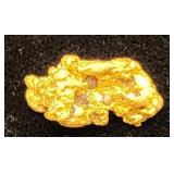 Solid Natural Placer Gold Nugget - 3 grams