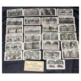 25  Antique Western Scenes Stereo View Cards