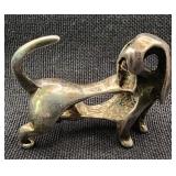 Modernist Sterling Sculpture - Standing Dog