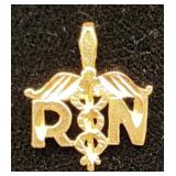 Vintage 14K Gold Nurse