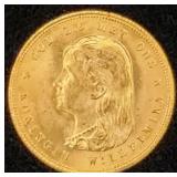 Netherlands 1897 Gold 10 Gulden,