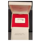 1973 Christmas Ingot 2 oz. Silver