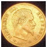 France 5 Francs Gold 1856-A Second Republic