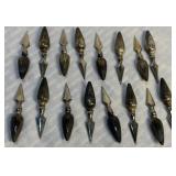 16 Matching Sterling Handled Corn Cob Holders